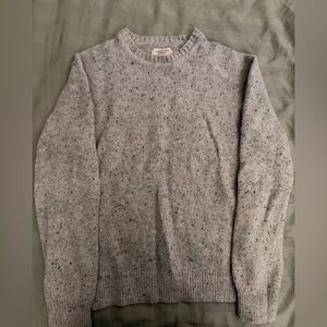 American Eagle Outfitters Gray Knit Crewneck Sweater